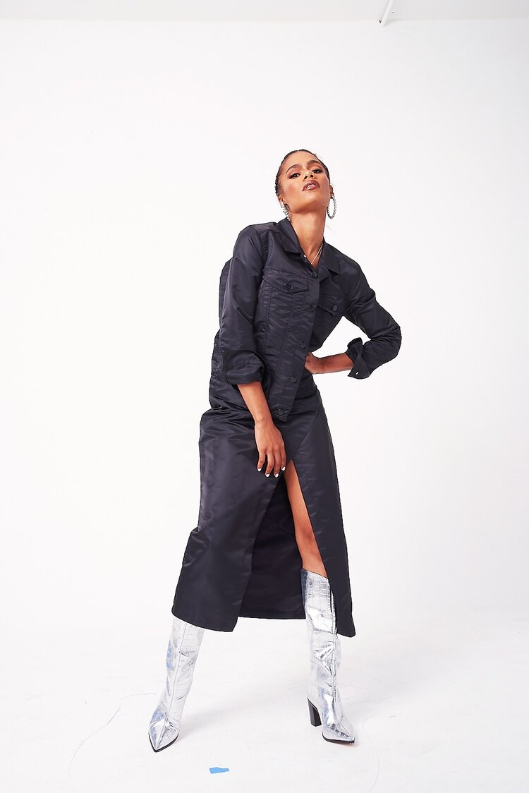 7TH STREET SKIRT BLACK : READY TO SHIP