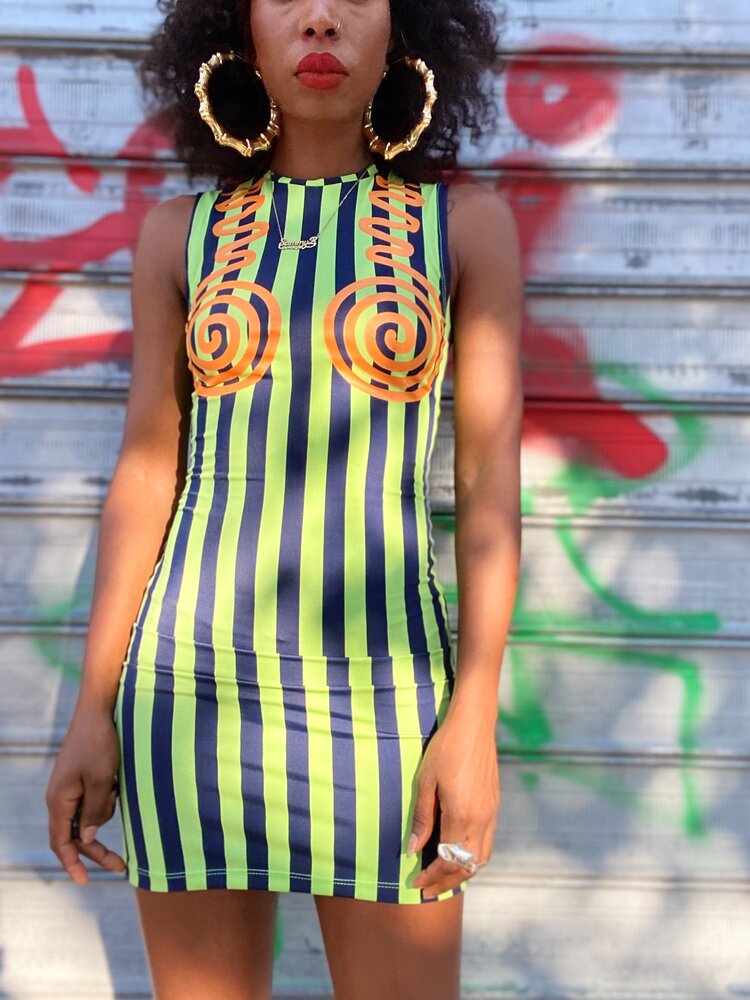UNION SQUARE BODYCON DRESS