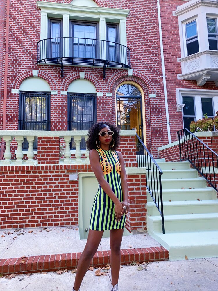 UNION SQUARE BODYCON DRESS