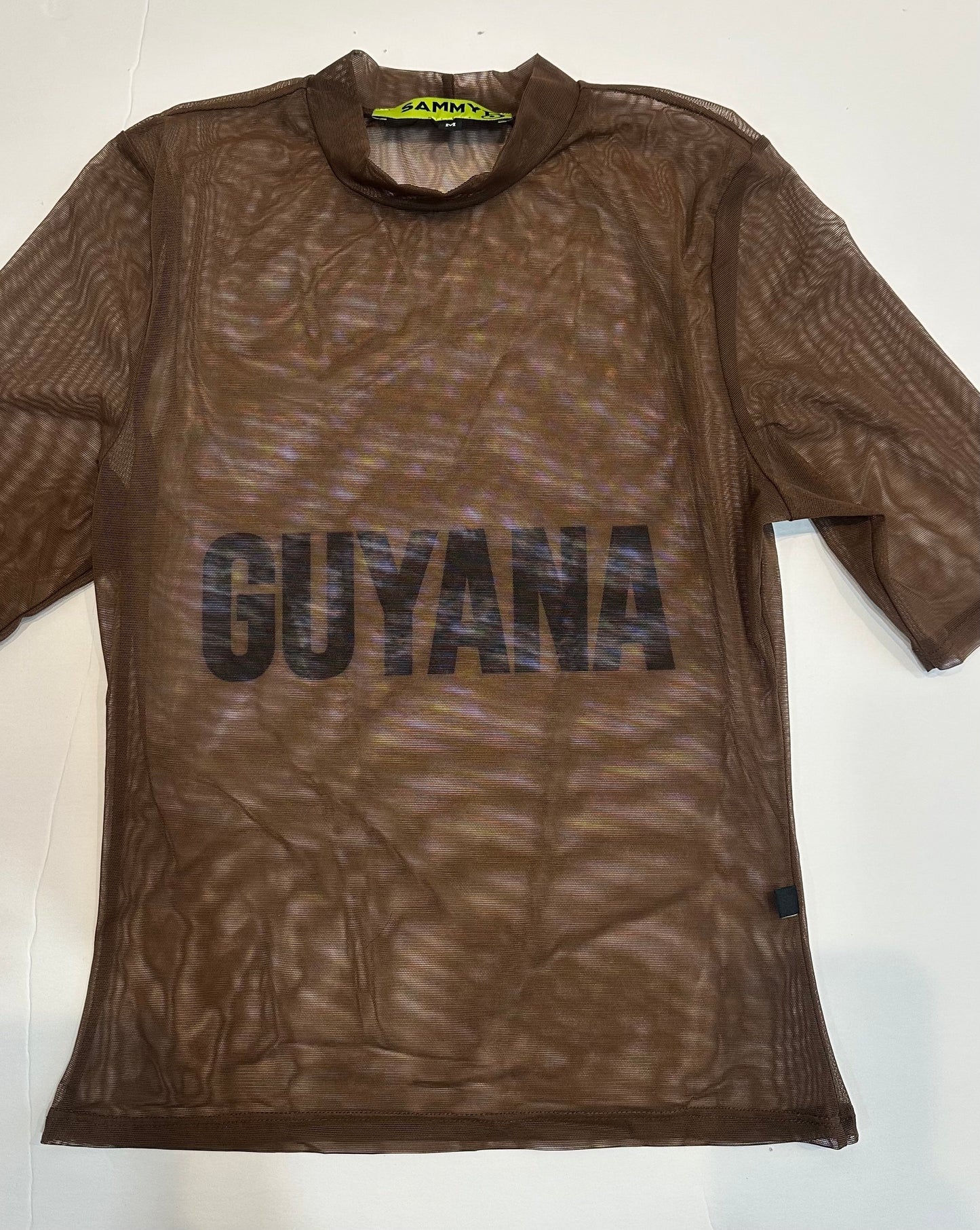 TRINIDAD MESH COLLECTORS TShirt CHOCOLATE READY TO SHIP