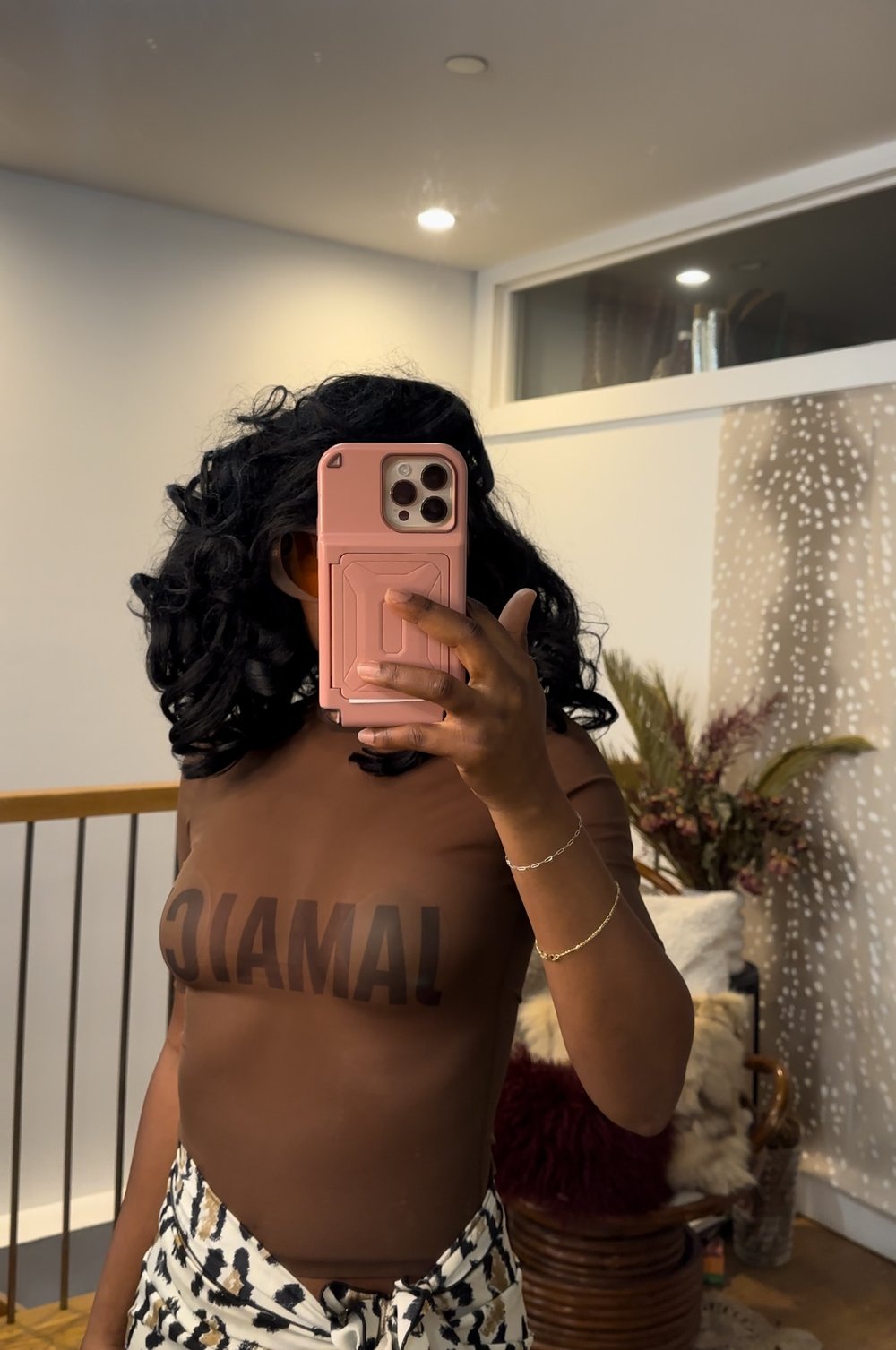 TRINIDAD MESH COLLECTORS TShirt CHOCOLATE READY TO SHIP
