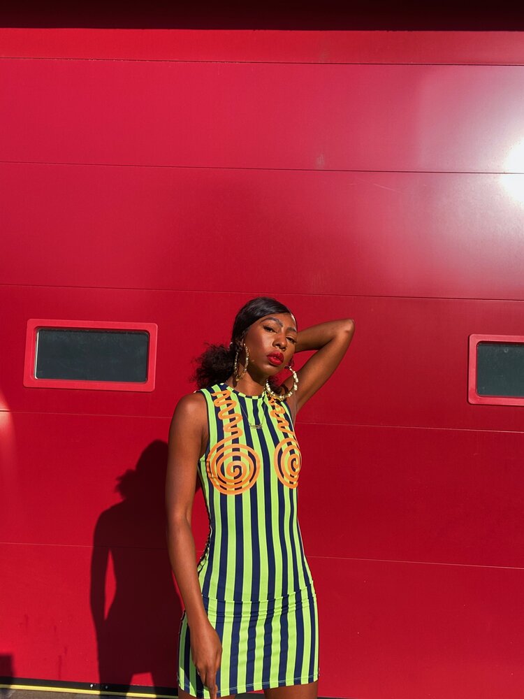 UNION SQUARE BODYCON DRESS