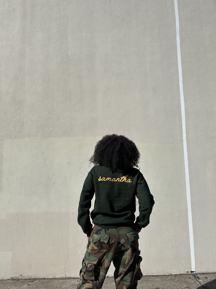 UNISEX CREW VARSITY PULLOVER