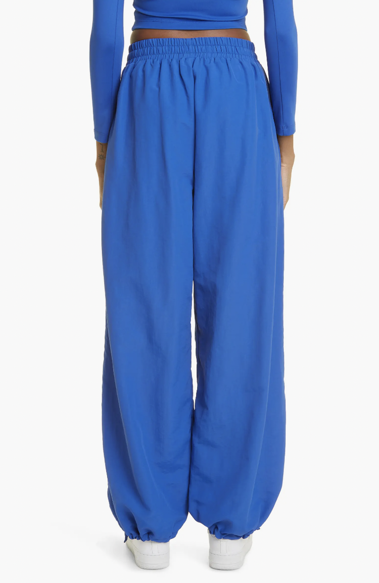 DEON TIE HEM NYLON JOGGERS TRUE BLUE