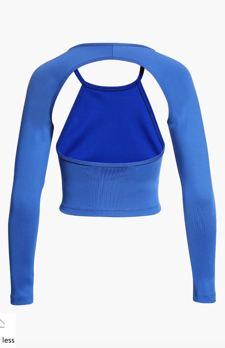ALEXIS LONG SLV CROP TOP