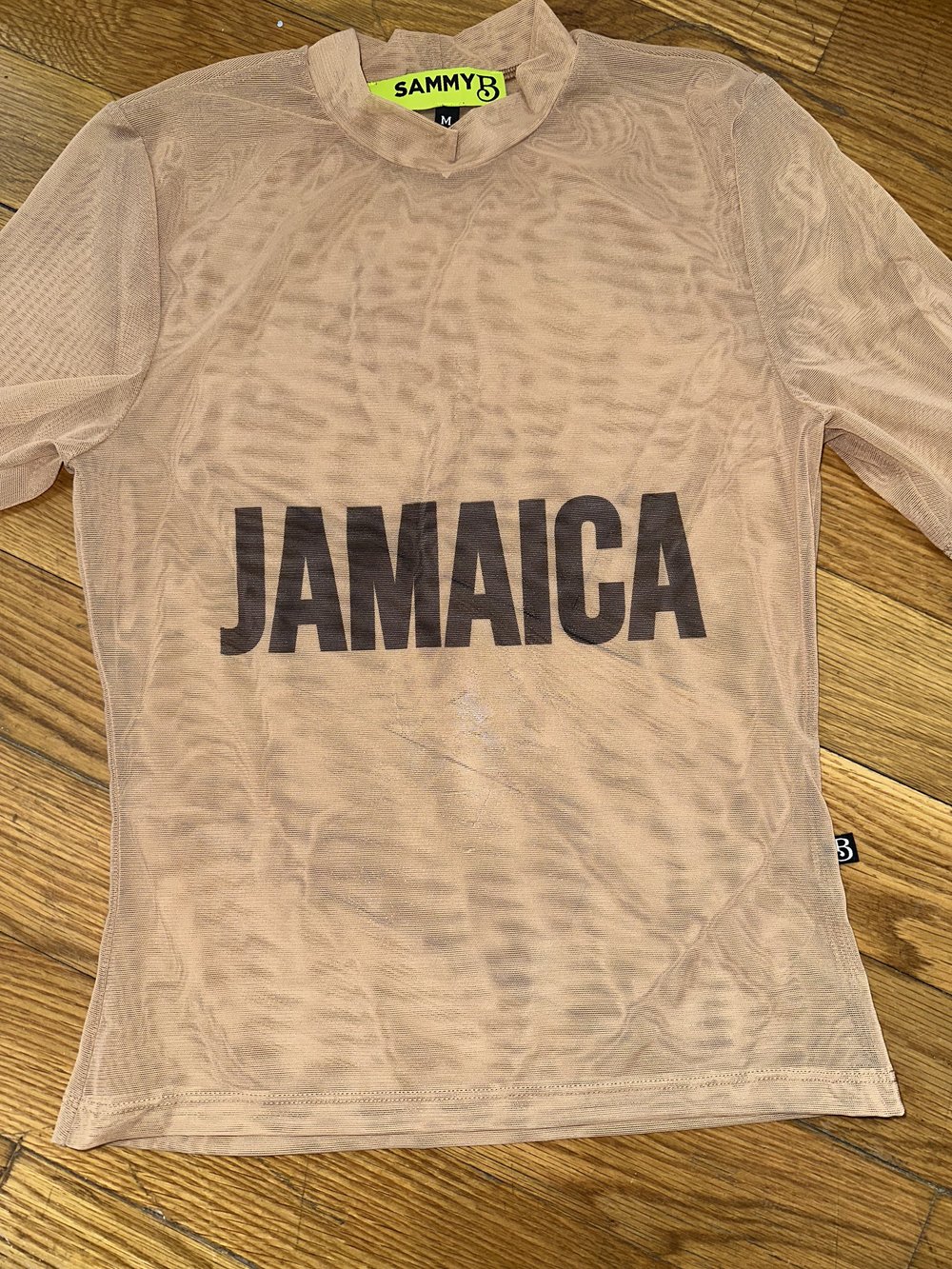 TRINIDAD MESH COLLECTORS TShirt TAN READY TO SHIP