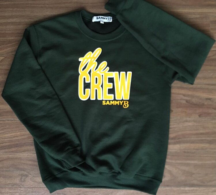 UNISEX CREW VARSITY PULLOVER