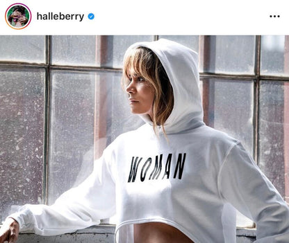WOMAN: CROPPED HOODIE