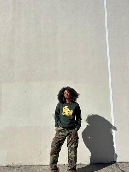 UNISEX CREW VARSITY PULLOVER