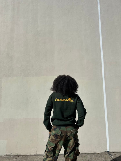 UNISEX CREW VARSITY PULLOVER
