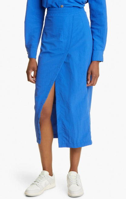 7TH ST. NYLON SKIRT TRUE BLUE
