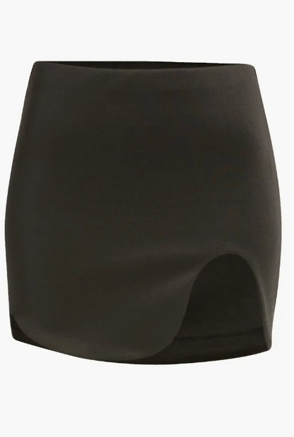 OVAL PLACE MINISKIRT BLACK