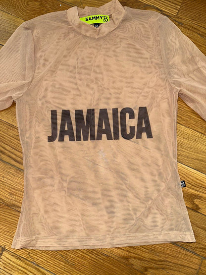 HAITI MESH COLLECTORS TShirt TAN READY TO SHIP
