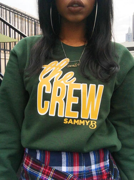 UNISEX CREW VARSITY PULLOVER