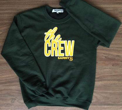 UNISEX CREW VARSITY PULLOVER